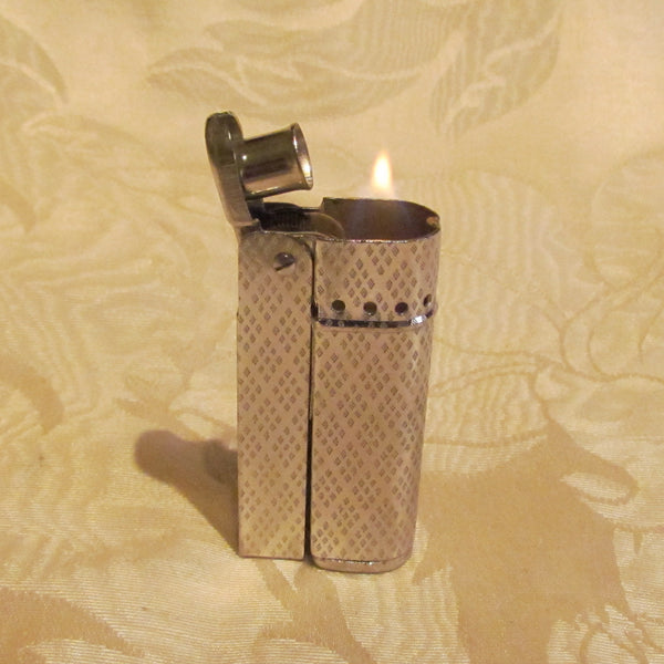 Vintage Silver Lighter Trench Wind Proof Lighter IMCO Style Great Working Condition