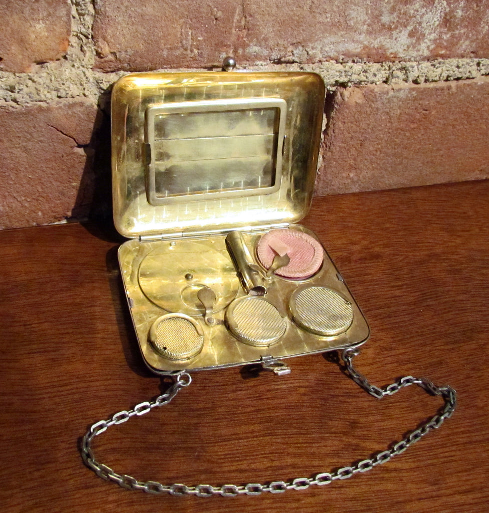 1900's Sterling Silver Compact Purse Vintage Powder Compact Change Or –  Power Of One Designs